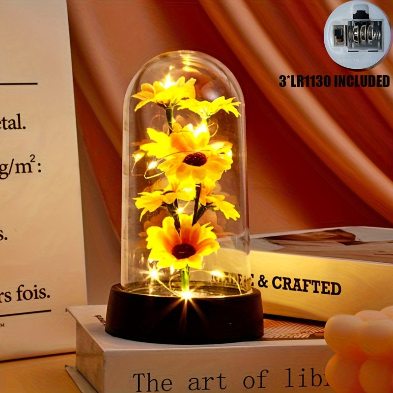 Sunflower Night Light for Home Decor and Special Occasions