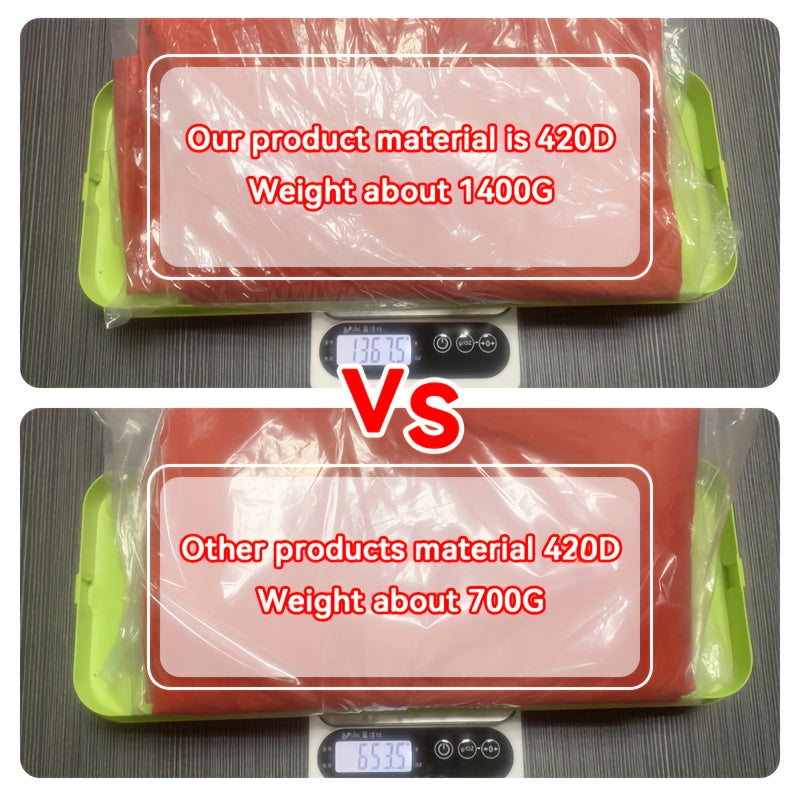 Yomg'irga chidamli ochiq maydon qopqog'i, ventilyatsiyali, UV-nuriga chidamli, elastik bog'ichlar bilan tayyorlangan mustahkam polyesterdan. Moviy rangda va 199.9 sm x 199.9 sm o'lchamda, har qanday ob-havoda himoya uchun.