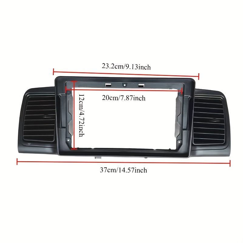 2 Din Car Radio Frame For Corolla E120 F3 Dashboard Fascia Stereo Panel