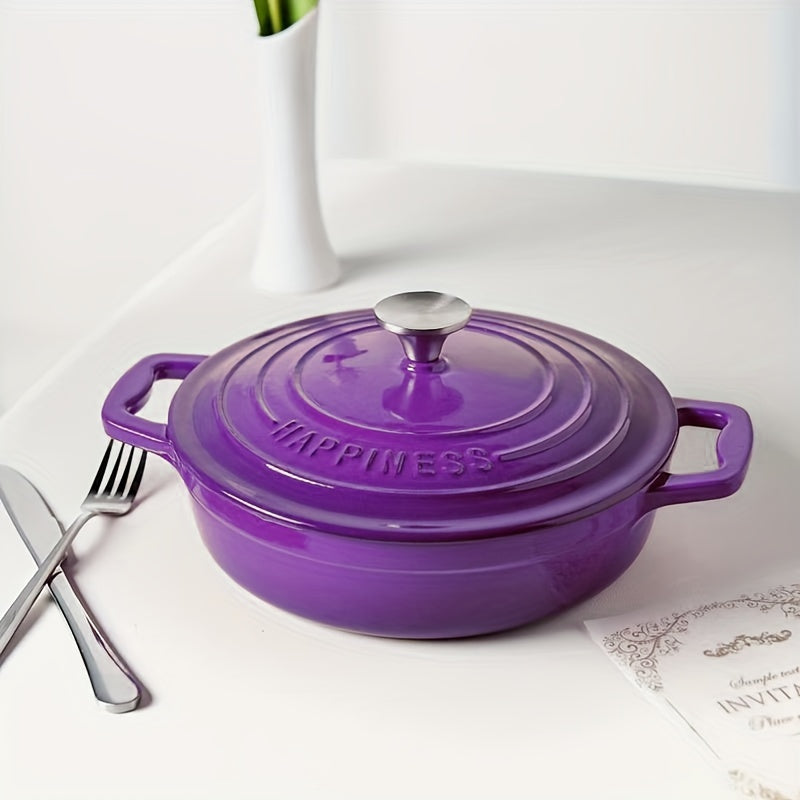 Enamel Cast Iron Healthy Pot Non-Stick Rice Cooker Induction Compatible