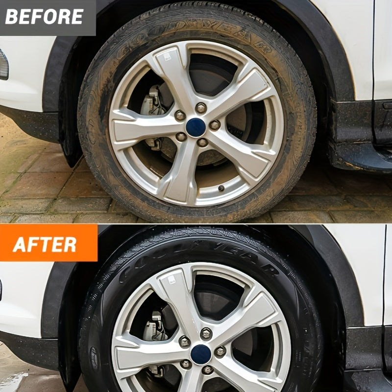 Car Tire Shine Wax Durable Protection Gloss Enhancement Long-Lasting Coating