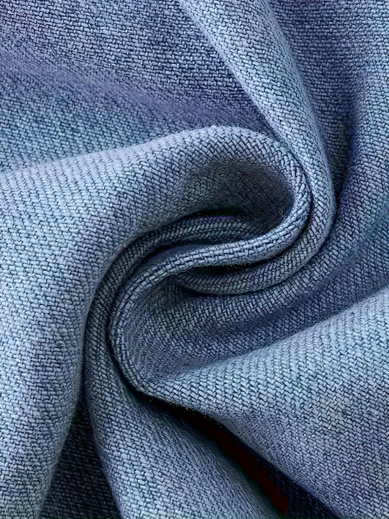 Мужские джинсы из плетеного денима свободного кроя с однотонной стиркой из хлопка и полиэстера, всесезонные