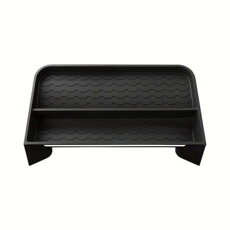 Органайзер для консоли автомобиля из силикона, черный, для хранения на панели, держатель для салфеток, подставка для телефона