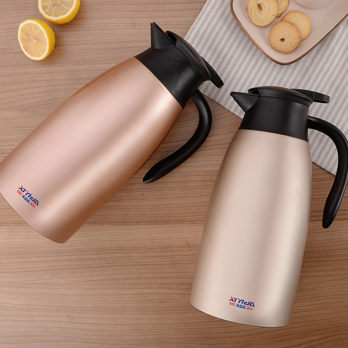 Issiq va sovuq ichimliklar uchun zanglamaydigan po'latdan yasalgan izolyatsiyalangan idish