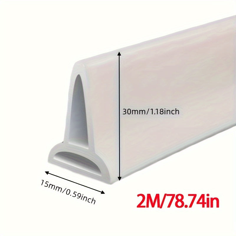 Silicone Bathtub Shower Stopper Prevents Splashing and Flooding Bathroom Accessory