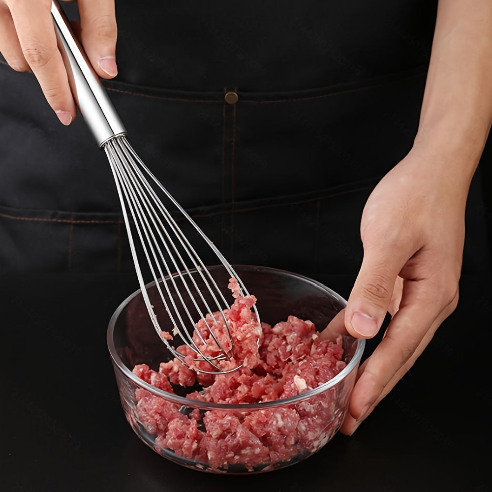 Stainless Steel Whisk Small Manual Egg Beater Handheld Mixing Tool