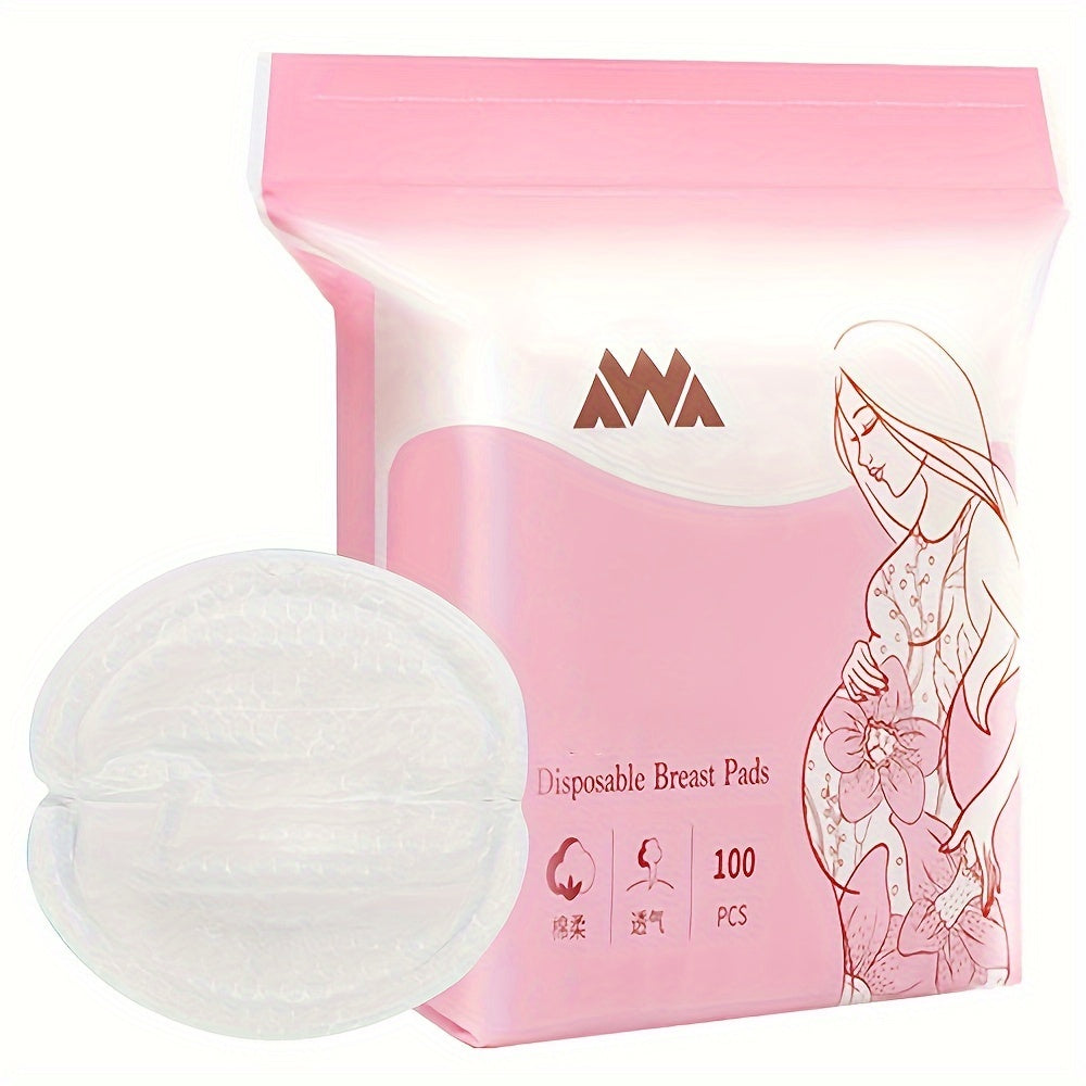 50 Pack Disposable Nursing Pads for Breastfeeding Ultra-Absorbent Soft and Thin