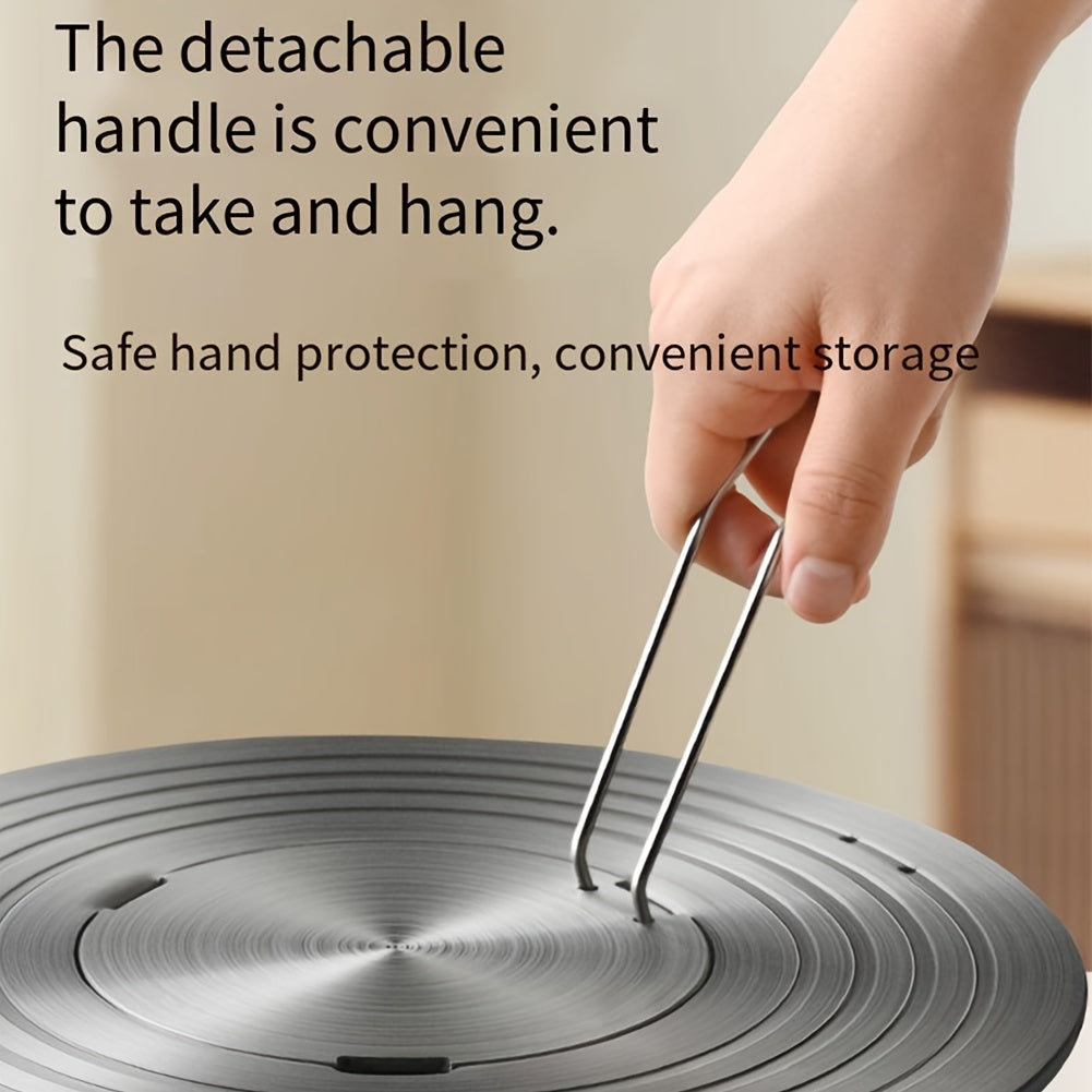 Aluminum Gas Stove Burner Covers Heat-Resistant Detachable Anti-Frosting Plate