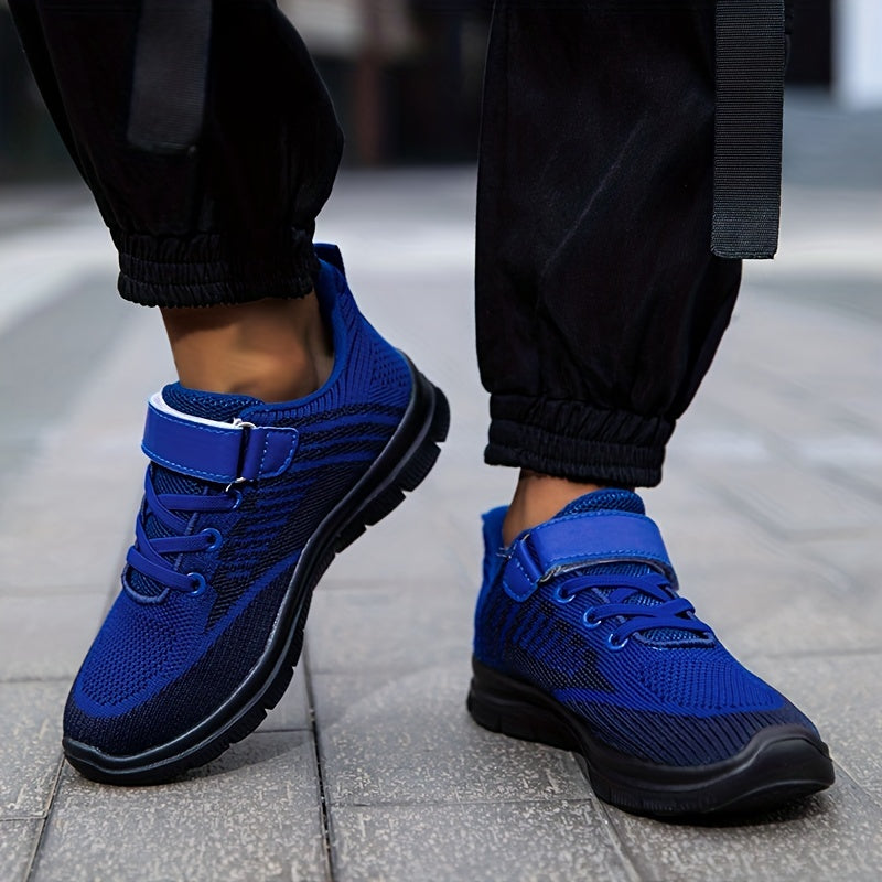 Детские сетчатые кроссовки для мальчиков и девочек, камуфляж, дышащие, амортизирующие, нескользящие, низкий топ