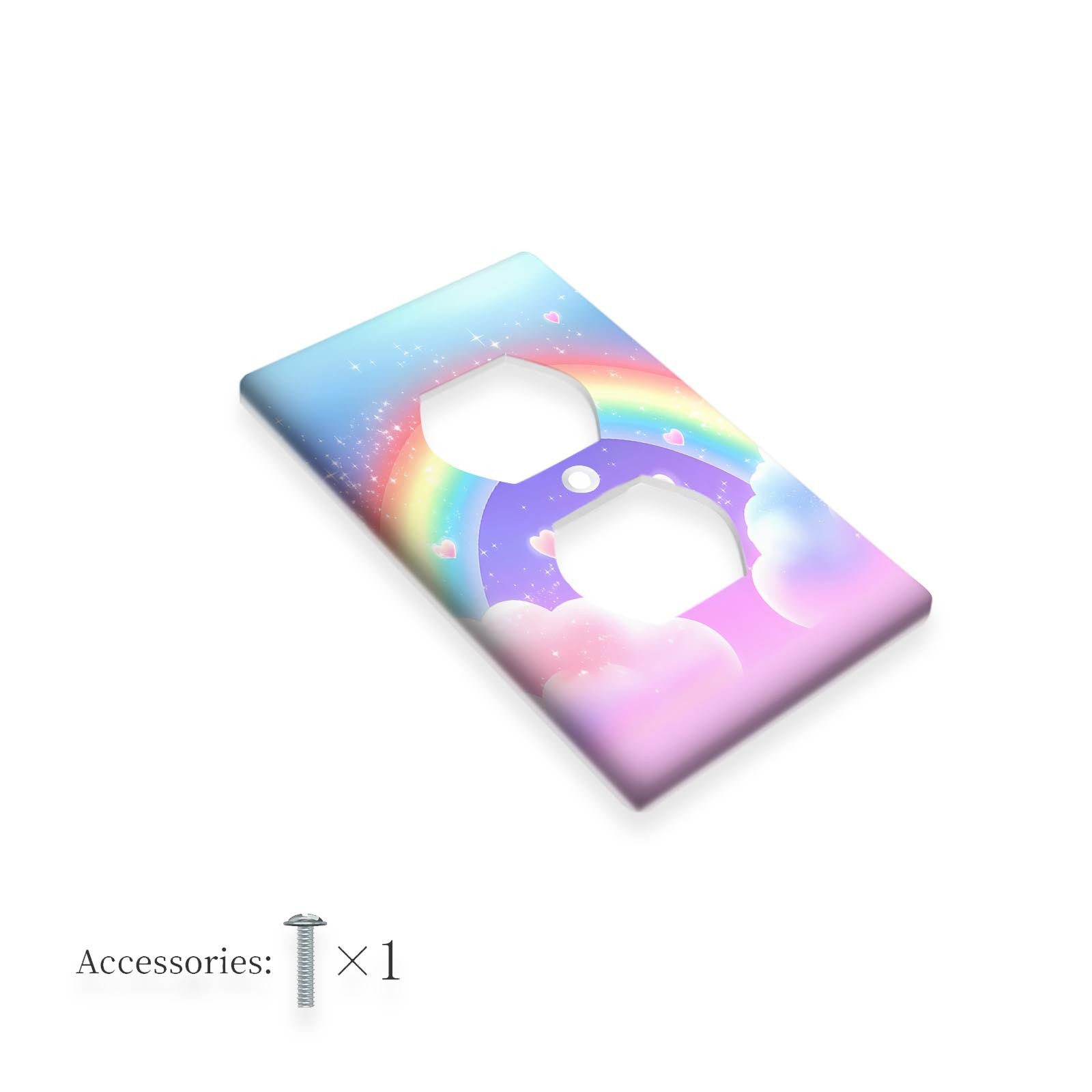 Rainbow Light Switch Wall Plate for Indoor Outdoor Use in Bedroom Kitchen Bathroom