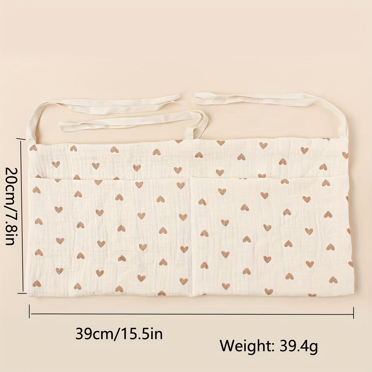 Baby Storage Organizer for Toys Diapers Bottles and Teething Gums Hanging Bedside Stroller