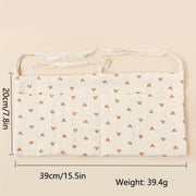 Organizador de almacenamiento para bebés para juguetes, pañales, biberones y encías de dentición, colgante para la cama, al lado de la cuna, cochecito