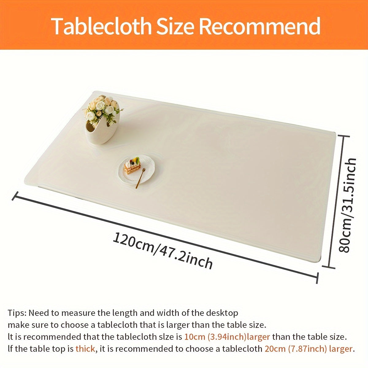 White Faux Leather Finish Tablecloth for Dining Parties and Outdoor Use