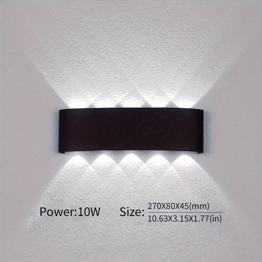 Wall Light with Adjustable Wattage 2W-10W for Indoor and Outdoor Use 85-265V