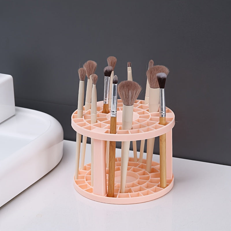 Circular Brush Storage Rack for Pencils Pens Makeup Brushes Countertop Organizer