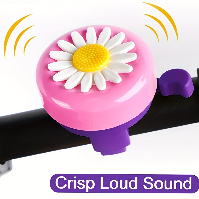 Colorful Chrysanthemum Aluminum Bicycle Bell for Kids and Adults