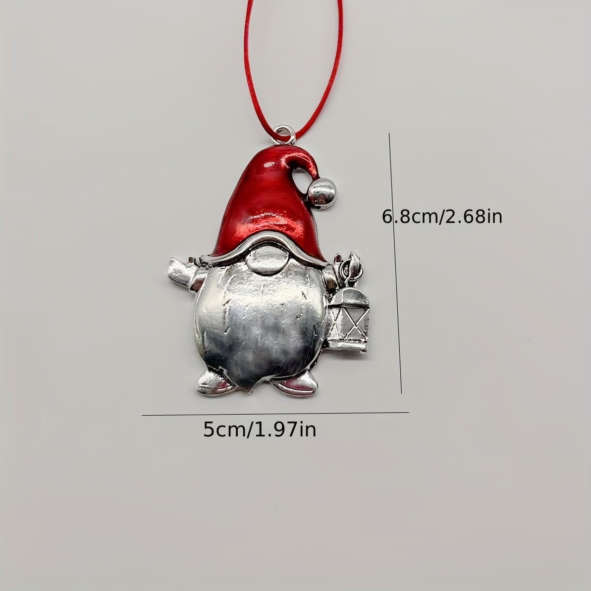 Handcrafted Rustic Metal Christmas Tree Ornament for Holiday Decor