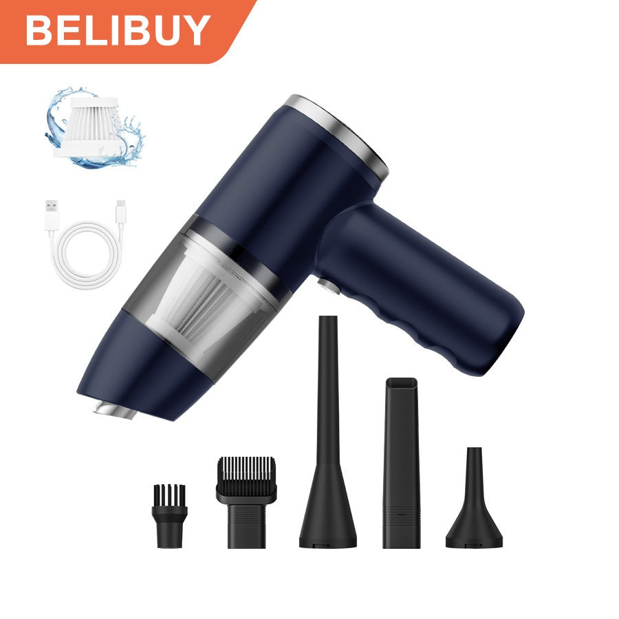 Cordless Handheld Car Vacuum Cleaner with Cyclonic Suction and Blow