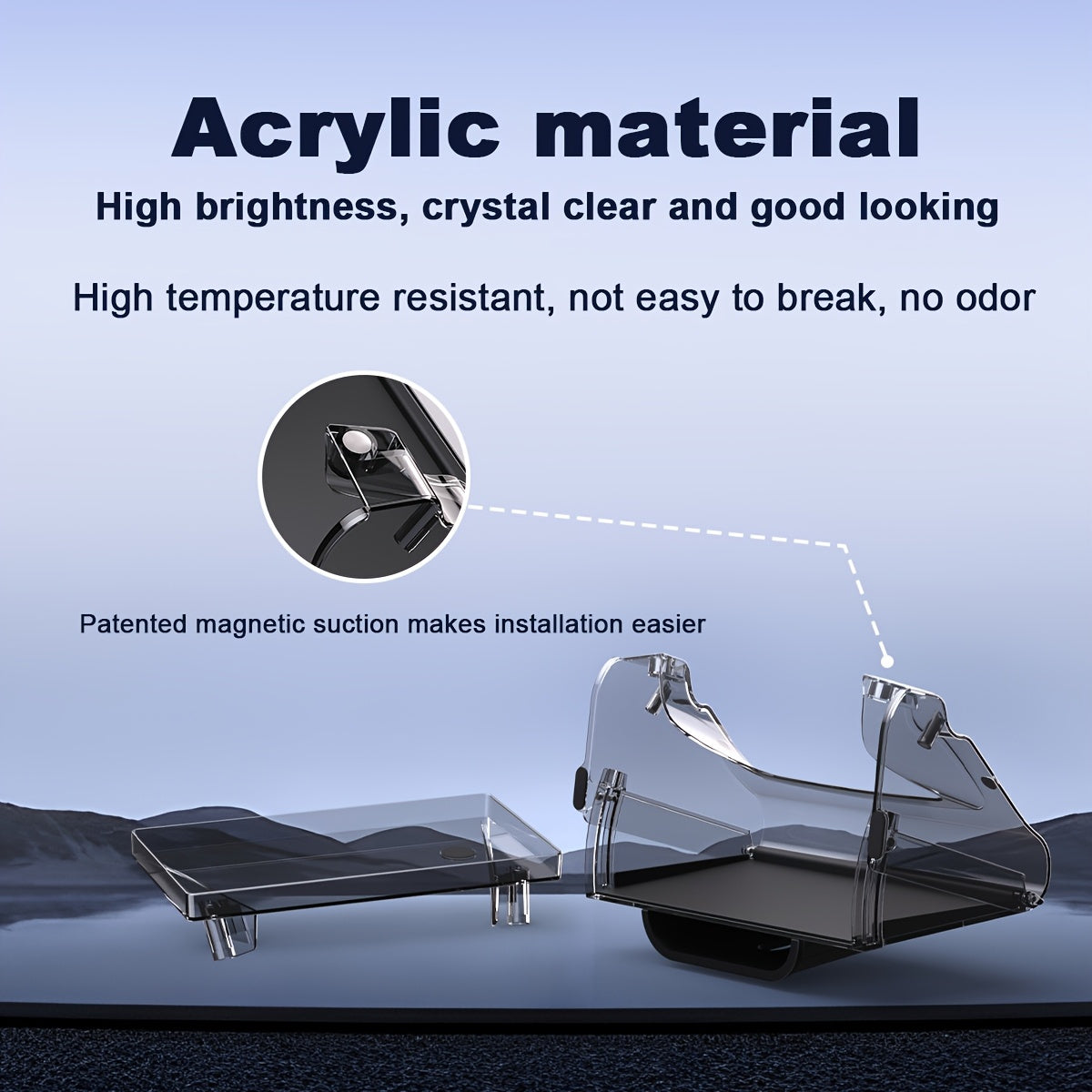 Car Interior Under-Screen Storage Box for Tesla Model Y and 3 Center Console Organizer