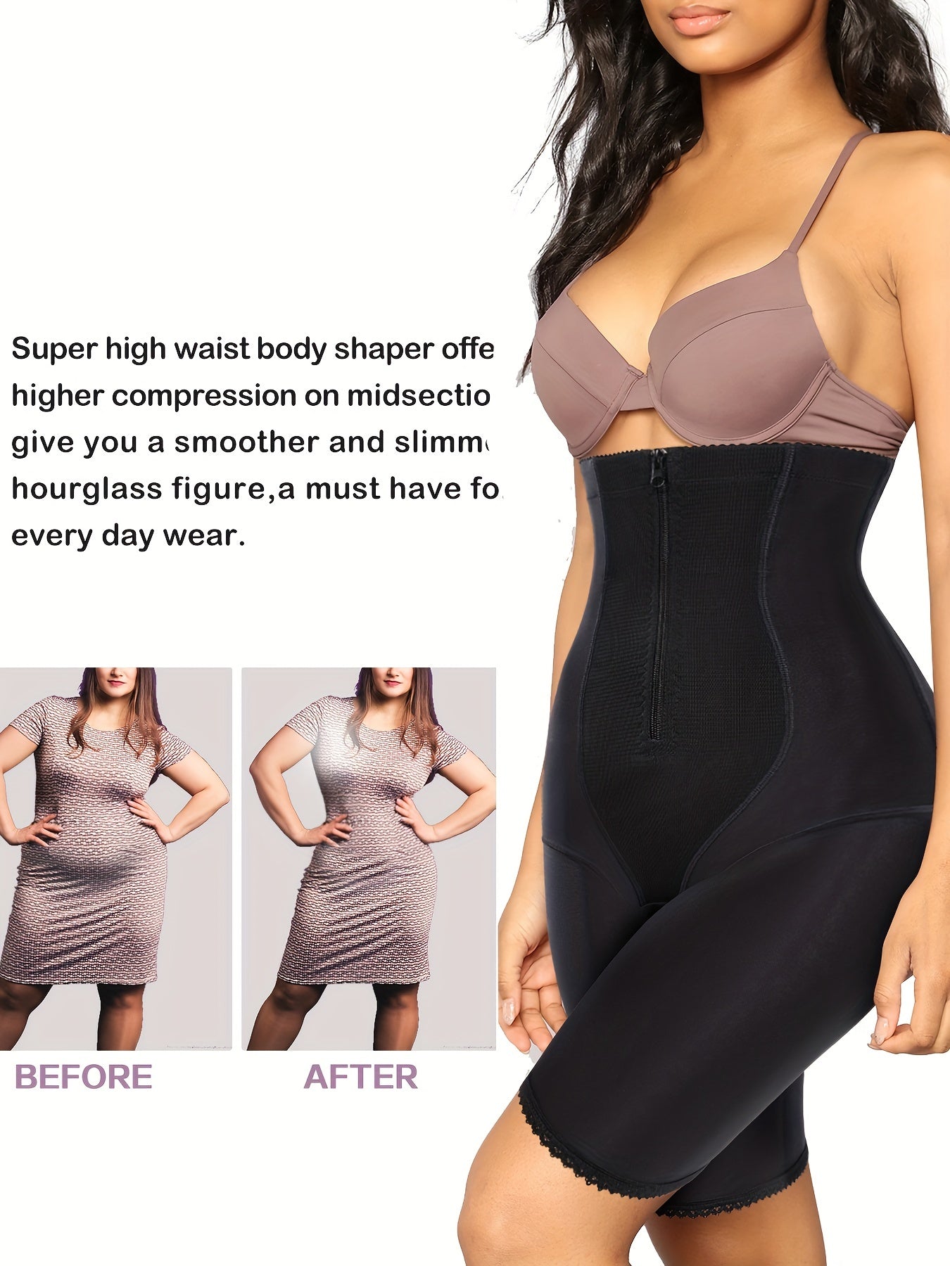 Послеродовой корсет для талии с формирующими шортами для поднятия высокой талии.