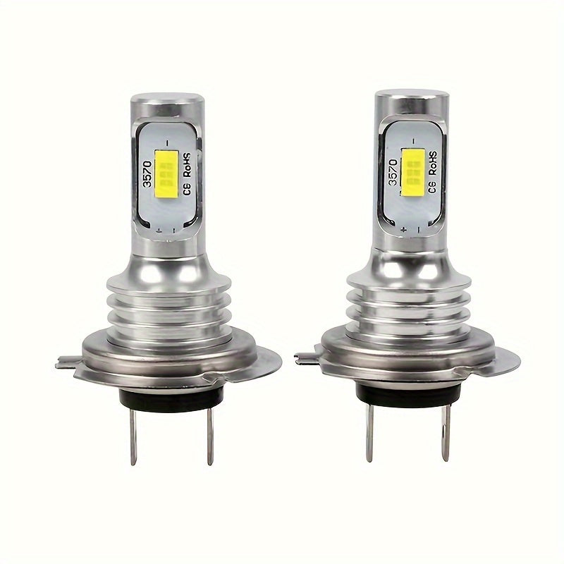 2 Pack H7 LED Headlight Bulbs White 6000K for Car Truck Motorcycle