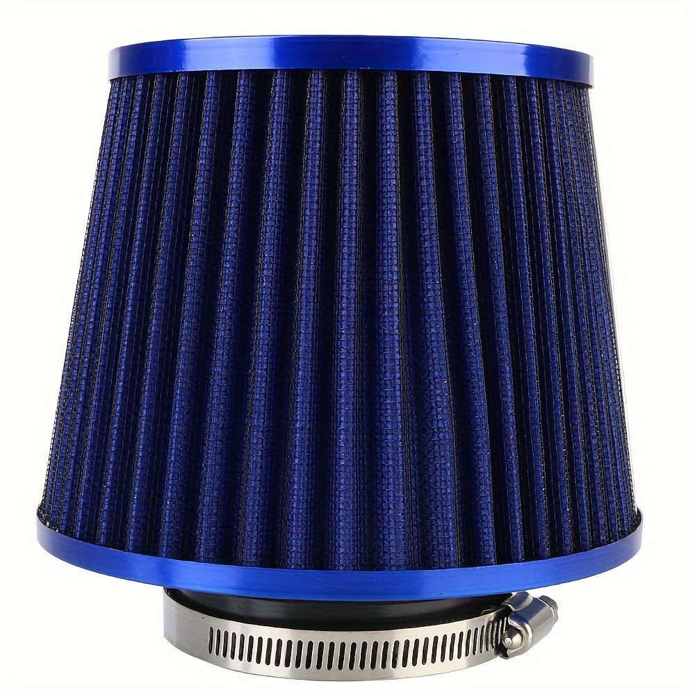 Универсальный автомобильный воздушный фильтр 76мм Высокопроходимый конусный комплект для впуска Производительность