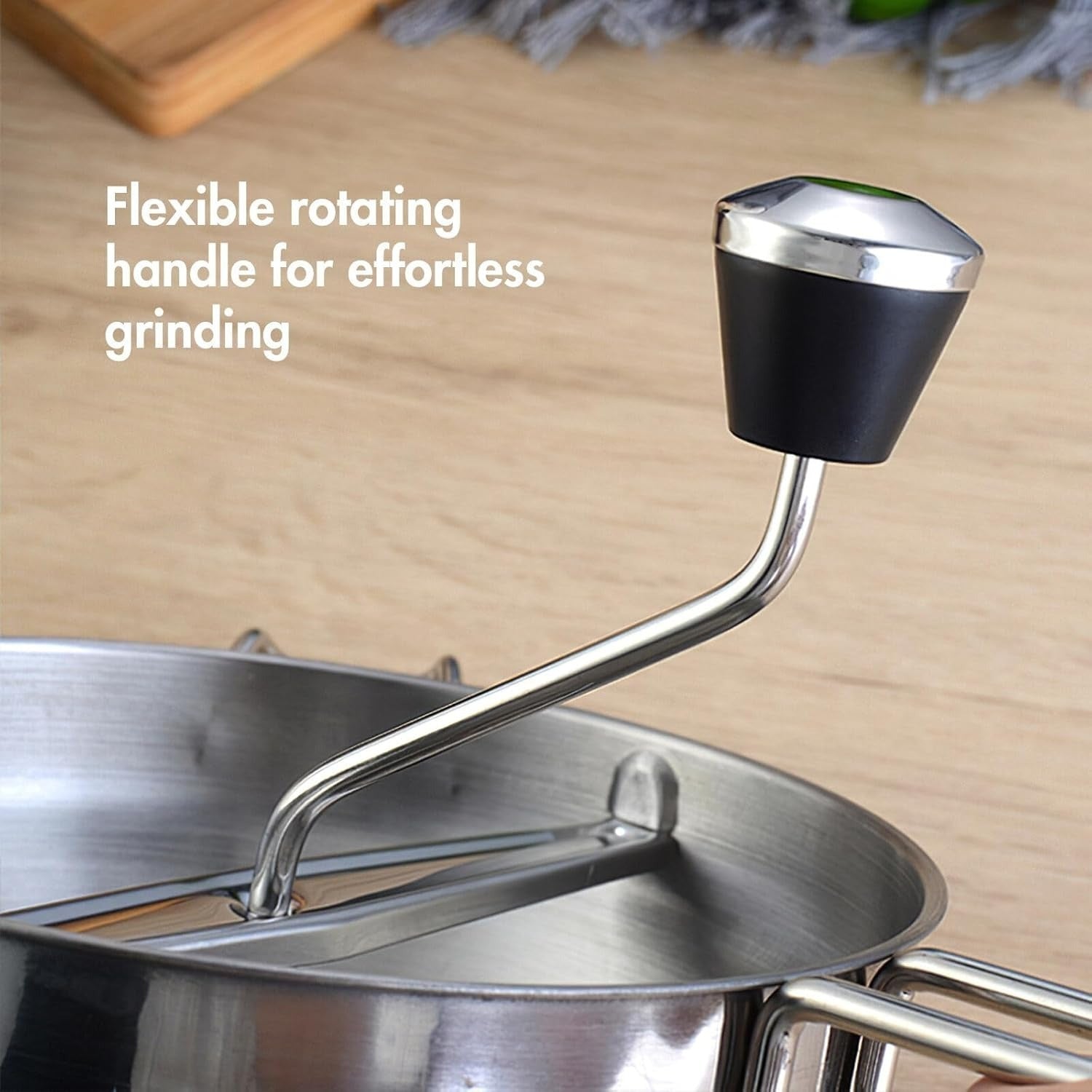 Uy va restoran uchun 3 ta plitali zanglamaydigan po'latdan yasalgan oziq-ovqat maydalagich