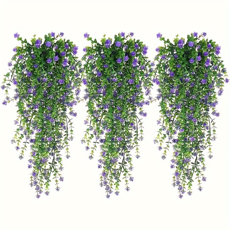 Uy bezaklari uchun sun'iy kamelliya osma o'simliklar to'plami, ichki va terrassa uchun