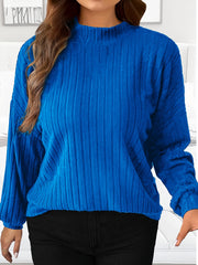 Women's Fall Winter Solid Color Loose Fit Hoodie Long Sleeve Top Small High Collar Drop Shoulder Plaid