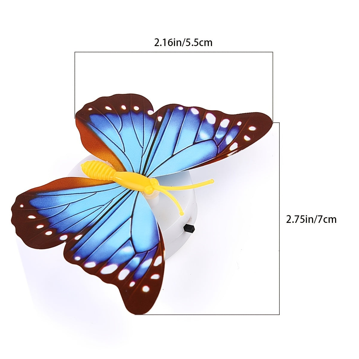 3D Butterfly LED Night Light for Nursery Garden Backyard Party Decor Battery Operated