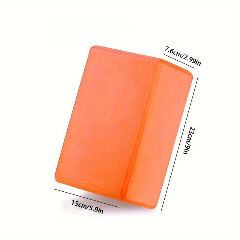 EVA Foam Yoga Block Black for Fitness Pilates and Dance Support