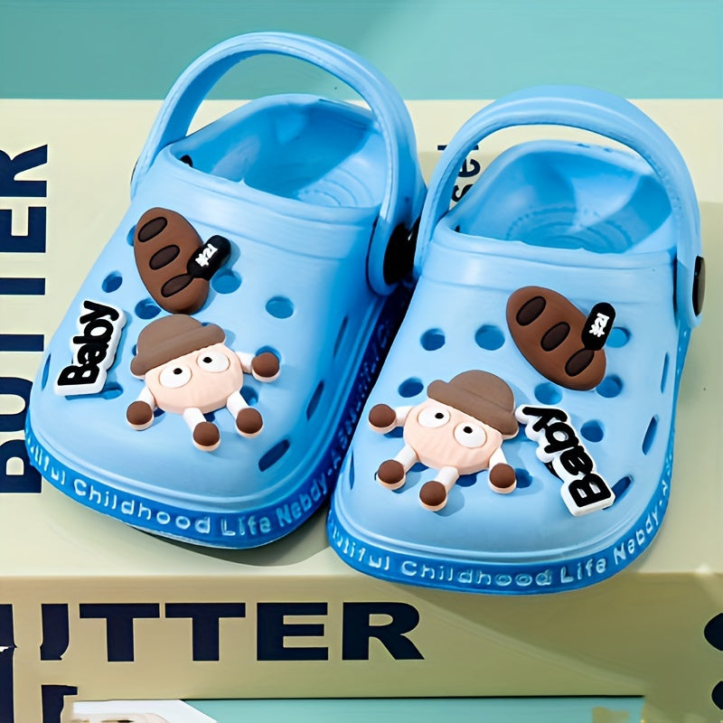 Детские EVA-тапочки для девочек с мультяшным узором эльфа, дышащие, легкие, универсальные обувь на все сезоны