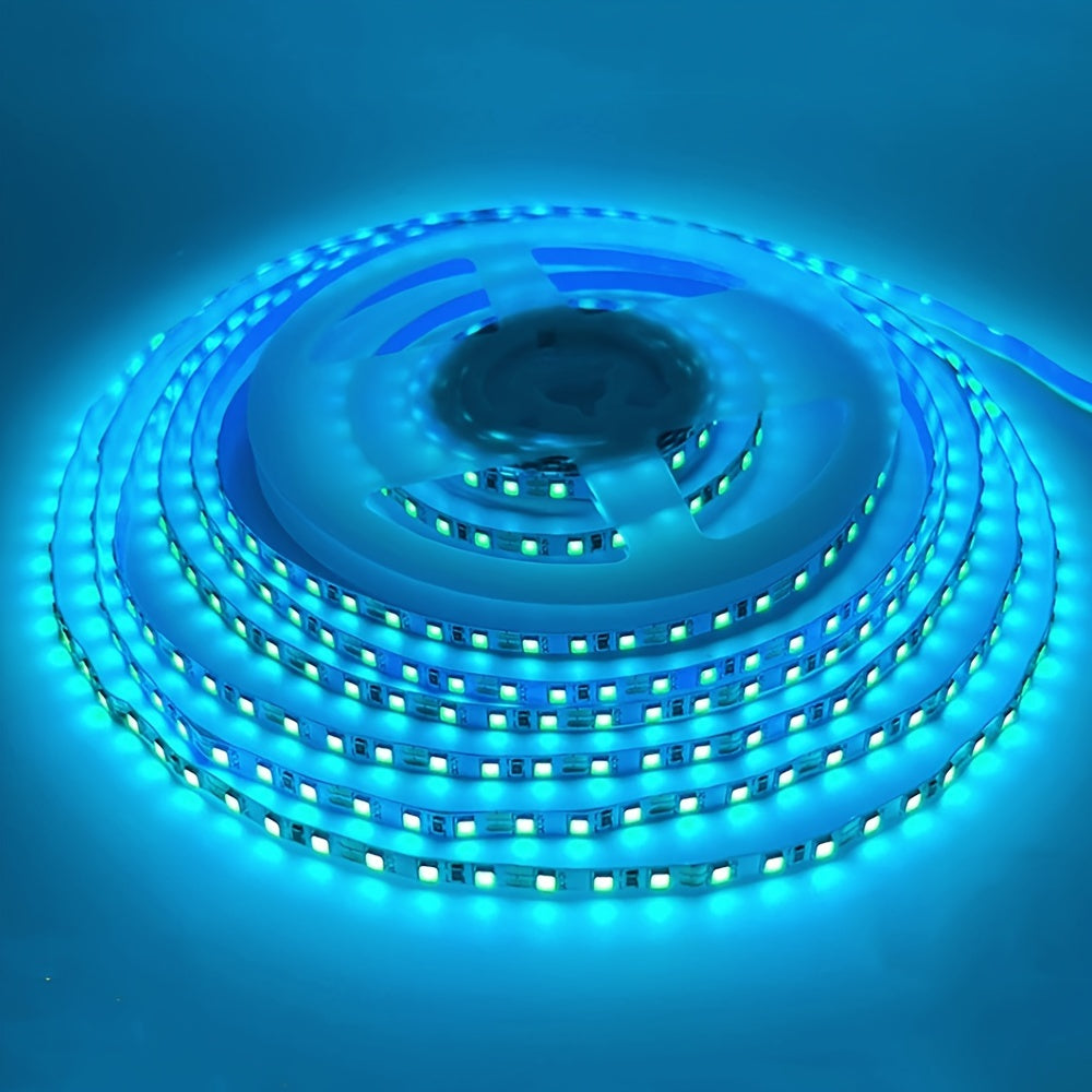 Светодиодные ленты 32,8 фута/10 м, 24 В, 2835 120 светодиодов/м, для домашнего декора, пластиковый материал, постоянный ток.