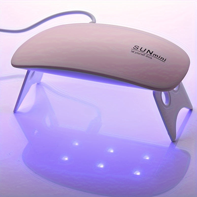 Mini Nail Dryer UV LED Lamp for Gel Varnish Portable Micro USB