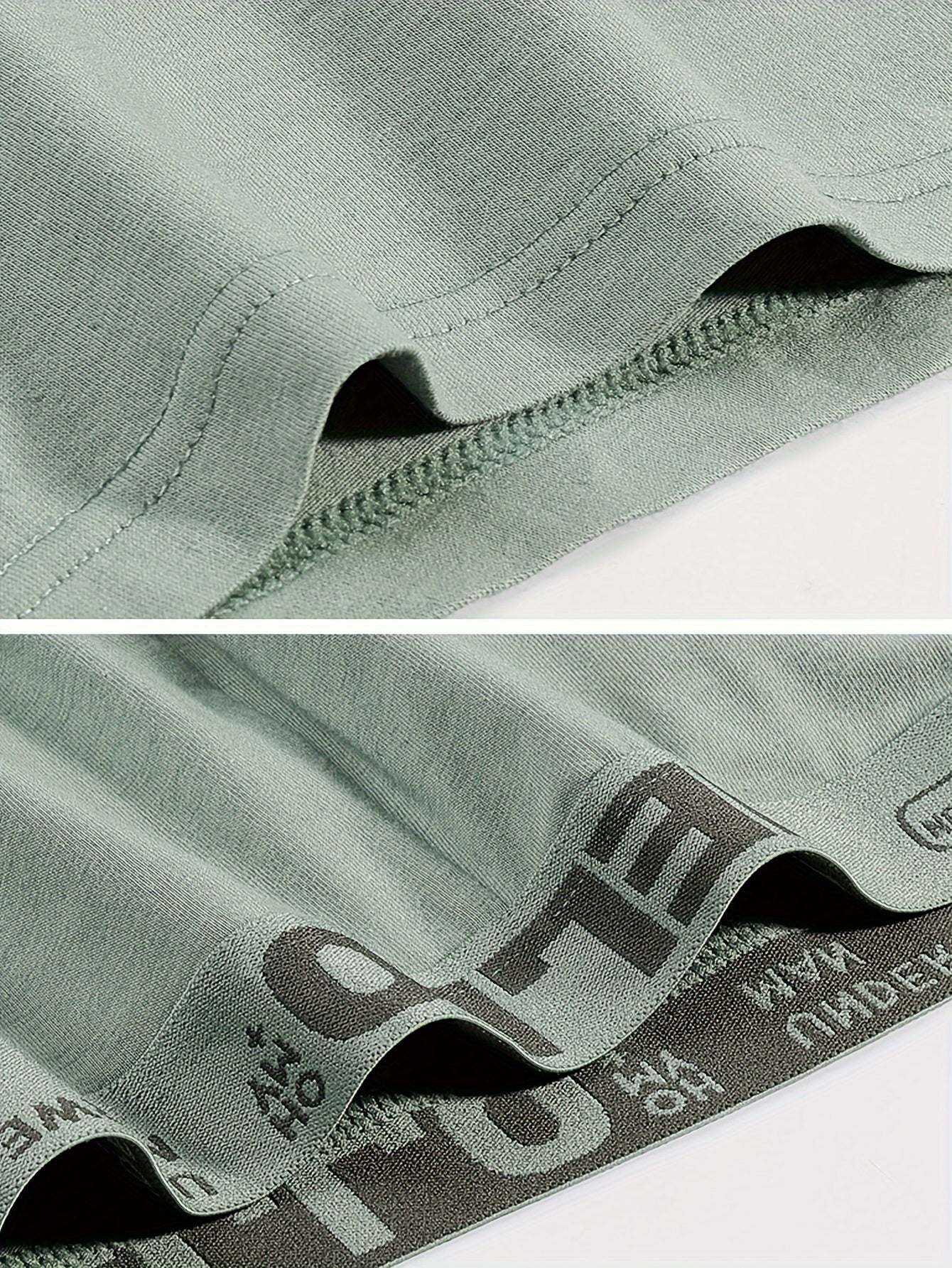 Men's Cotton Boxer Briefs with Color Block Patterns for Casual and Sports Wear