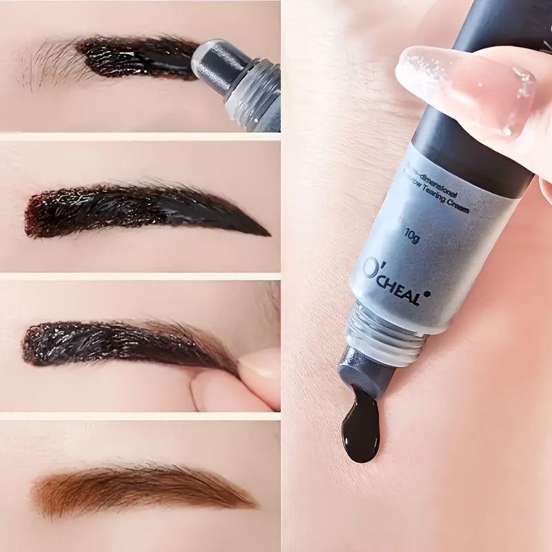 Lápiz de tinte líquido para cejas de larga duración, a prueba de agua, de secado rápido y sin manchas para principiantes