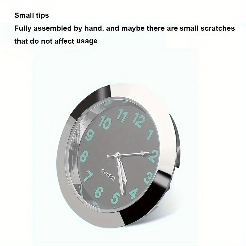 Mini Car Interior Digital Clock Quartz Watch Auto Decor