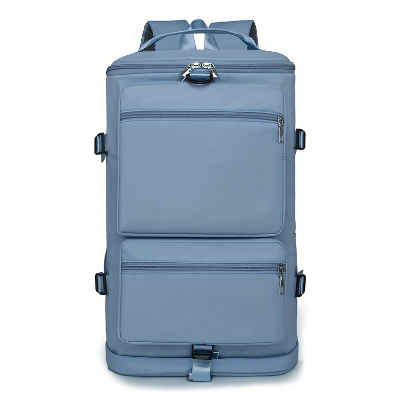 Sayohat ruksak, olib tashlanadigan yelka tasmalari bilan - fitnes, suzish uchun mukammal, suv o'tkazmaydigan, mustahkam, pushti rangda zamonaviy.