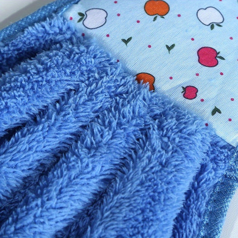 5/10/20 ta Koral Fleece Oshxona Qo'l Sochiqlari, Juda Yumshoq va Singdiruvchi, To'kilmaydigan, Zamonaviy Patchwork Uslubi, To'qilgan Polyester 100%, 57gsm, Uy va Mehmonxona Tozalash Ta'minotlari uchun Ideal.