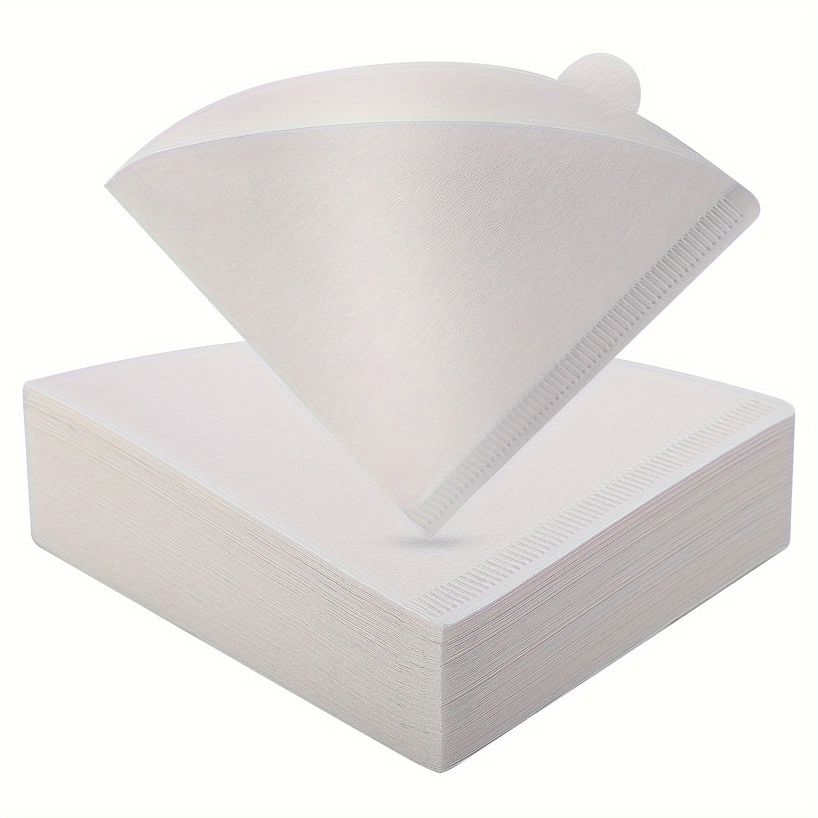 50/100pcs Cone-Shaped Coffee Filter Paper Disposable for Pour-Over Drip Makers