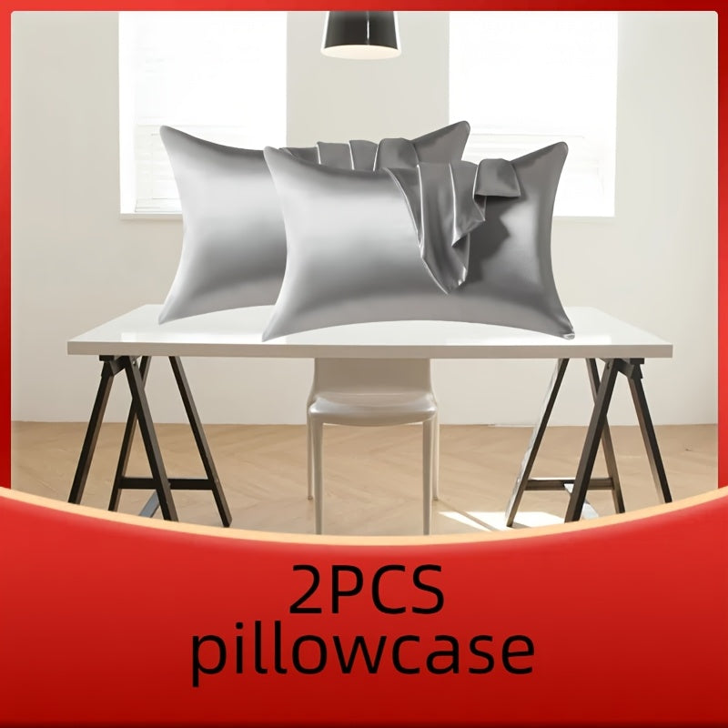 Twin White Polyester Pillow Cases Standard Size Bulk Pack