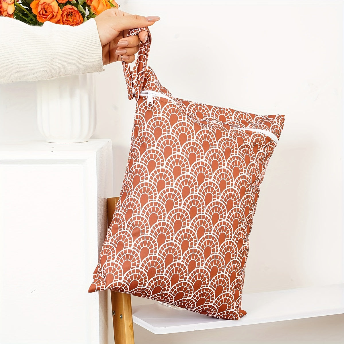 Washable Waterproof Cloth Diaper with Wet and Dry Bag for Travel and Storage