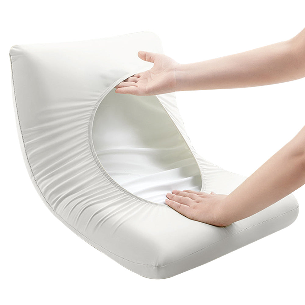 Disposable Pillowcases Set of 2 Light Purple Breathable Non-Woven 80cm x 50cm