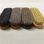 Horsehair Brush with Wooden Handle for Detailing Faux Leather Clothing Bedding
