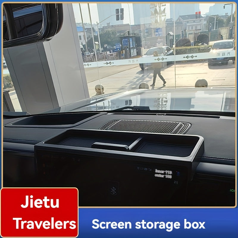 Car Interior Organizer with Phone Mount for T2, Non-Slip, Space-Saving Tray