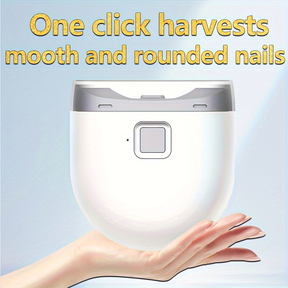 Qayta zaryadlanadigan elektr tirnoq kesgichi xavfsiz va oson kesish uchun, qo'llar va oyoqlar uchun mos. Keksalar va yoshlar uchun ajoyib. 300mAh litiy batareyasi bilan USB orqali zaryadlash.