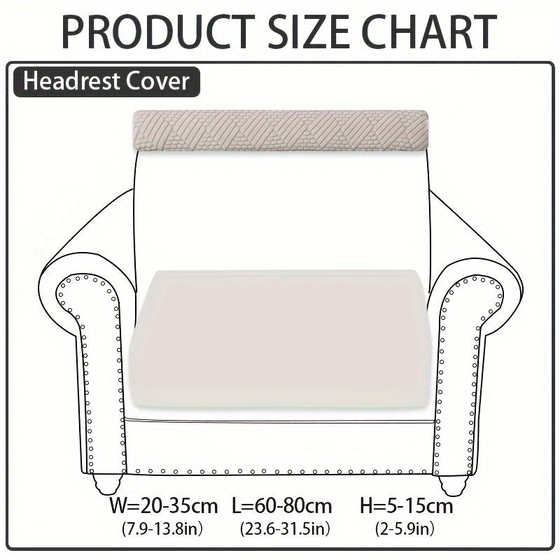 Чехол на диван из полярного флиса с жаккардовым узором и эластичной лентой подходит для секционного кресла, дивана-кровати, 3-местного и 4-местного, включает чехлы на подлокотники