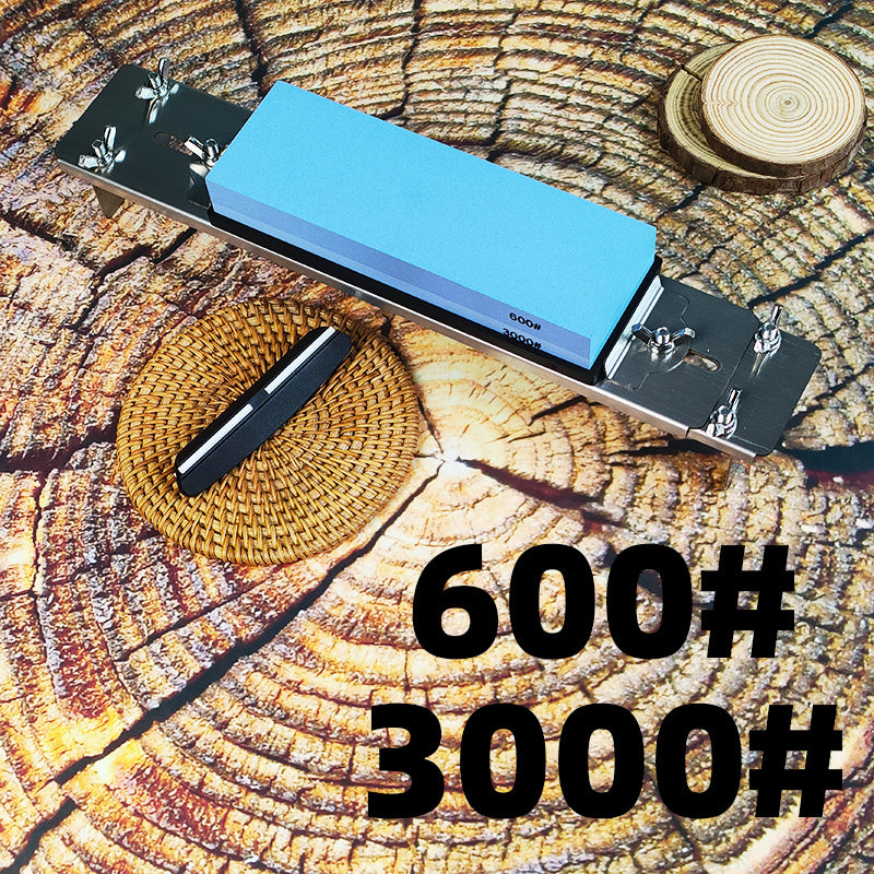 Moslashuvchan burchak qo‘llanmasi bilan zanglamaydigan po‘latdan yasalgan pichoq silliqlash uchun asosli non-slip bazasi