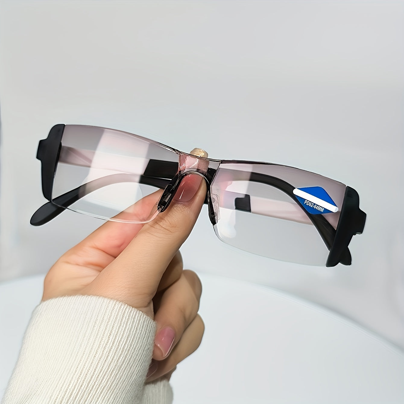 Juego de 3 gafas de lectura unisex con montura rectangular de PC, ligeras, cómodas y con corrección visual +1.0 a +4.0