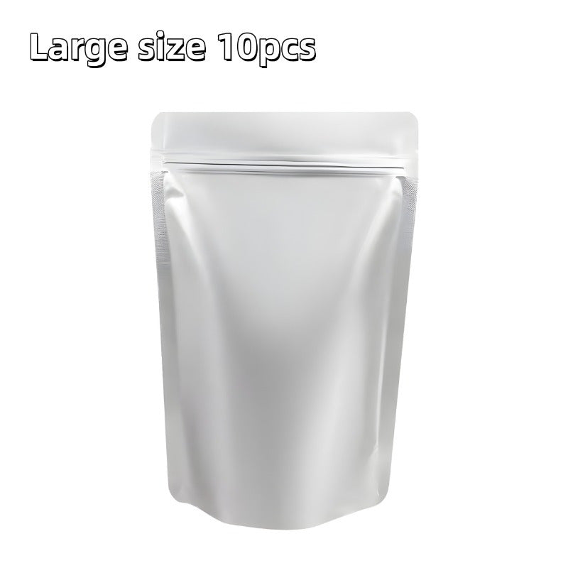 Self-Sealing Aluminum Foil Pet Food Storage Bag Stand-Up Ziplock Waterproof Moisture-Proof